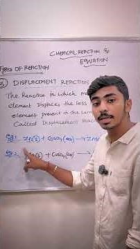Displacement Reaction with answer and explanation | #CTacademy
