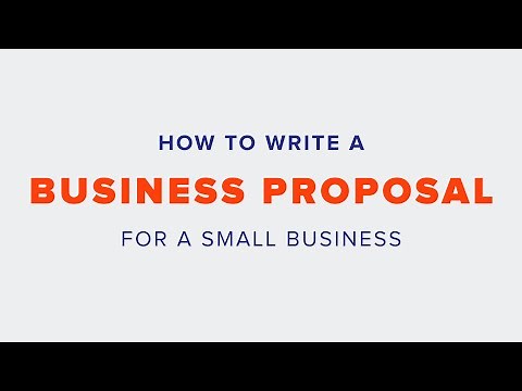 How to write a Business Proposal