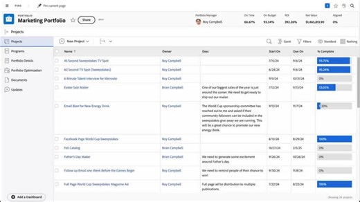 Understand portfolio management | Adobe Workfront