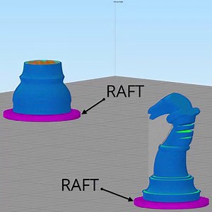 3.3K views · 17 reactions | New sequential printing improvements in Version 4.1 allow each raft to print immediately before its corresponding part. This consistent ordering provides better adhesion between your part and the raft! | Simplify3D | Facebook