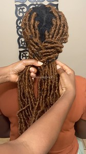380K views · 2.4K reactions | How to do FishTail Braid on Soft Locs. Her hairstyle is about a month old… see all the new growth | DiscoveringNatural | Facebook