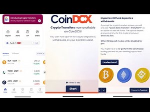 How To Enable Crypto Deposit And Withdrawal On CoinDCX Exchange | Step-By-Step Guide