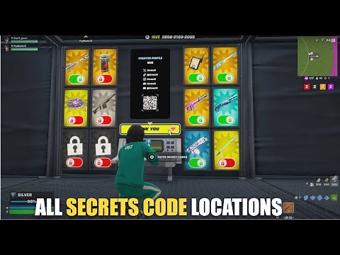 3V3V3V3 GO GOATED HIVE MAP FORTNITE CREATIVE - ALL SECRETS CODE LOCATIONS (AIMBOT CODE) PART 1