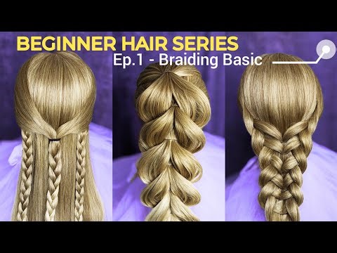Easy Hair Braids for Beginners | Tutorial Series Ep 1"