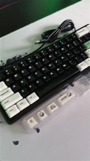 🐼 Nada 65 Panda – Ceramic 65% Mechanical Keyboard | Desk Setup Upgrade #desksetup #gaming #keyboard