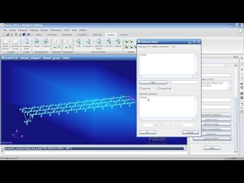 MSC Nastran; Patran Tutorial - Modal Frequency Response; Enforced Base Motion Video Lecture | Nastran: Basic Tutorial for Students - Design Softwares