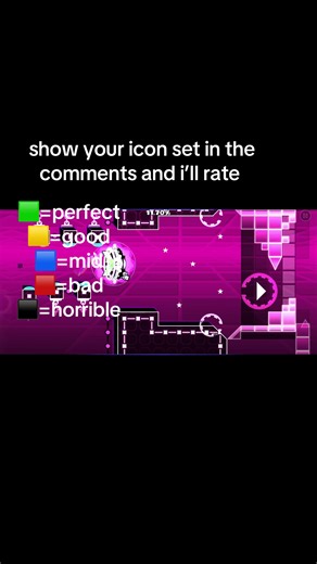 Rating Your Geometry Dash Icon Set