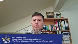 Mark Leswell on adaptive teaching: A guide for teachers | Chartered College of Teaching posted on the topic | LinkedIn