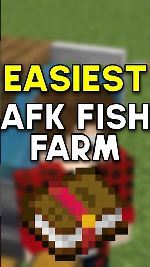 EASIEST AFK Fish Farm Minecraft Bedrock 1.21 (2025) ALL VERSIONS!