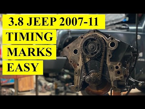 Valve Timing Marks on 2007-2011 3.8 liter Chrysler Dodge Jeep Engine