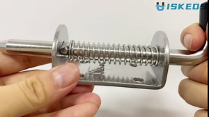 Amazon.com : Spring Pin Shed Latch Bolt with Grip - 1/2" Loaded Lock Slide Barrel for Boat Window Door Hatch Garage : Sports & Outdoors