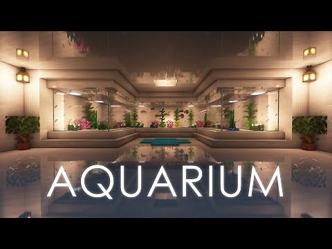 Minecraft: Modern Aquarium Tutorial (Simple Build)