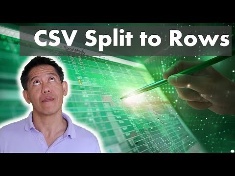 Excel Tricks: Split Comma-Separated Values into Rows Easily!