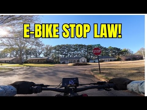 Do E-Bikes Have To Stop At Stop Signs?