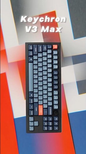 Keychron V3 Max: TKL layout, 2.4 GHz Wireless Custom Keyboard: type your way through the day!