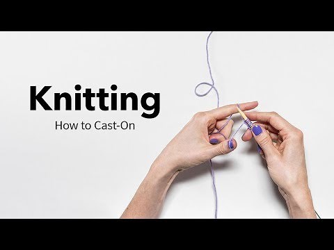 How to Cast On Knitting 2 Ways: Backward Loop & Long Tail