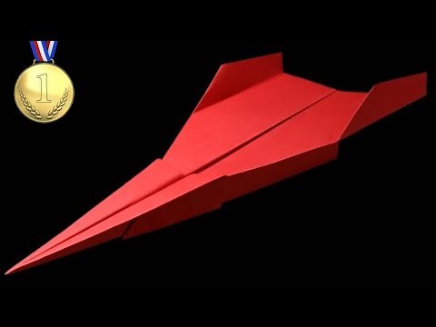 How to make a Paper Plane - World‘s Best Paper Airplane jet - origami paper planes