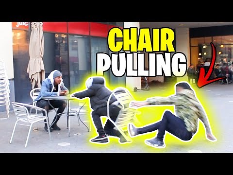 CHAIR PULLING PRANK PART 2