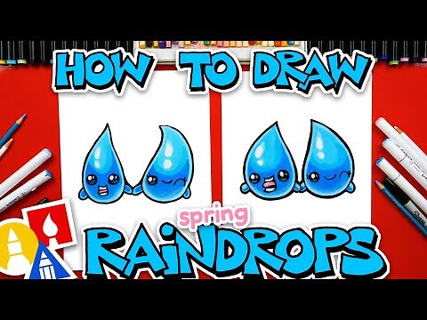 How To Draw Spring Raindrop Friends