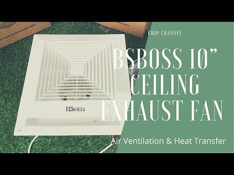 How To Install Ceiling Type Exhaust Fan.