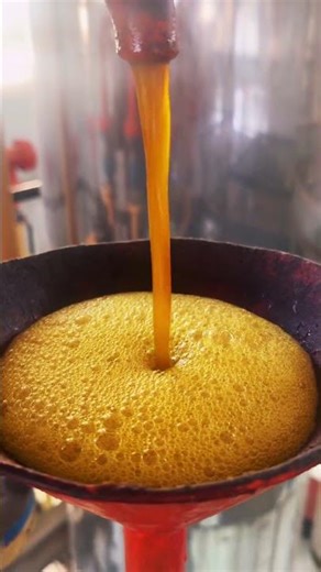 Soybean Oil Extraction | Fresh Oil Coming Out From Solvent Plant. #oilextraction #shorts #soybean