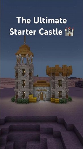 I Built a Small Castle House in Minecraft 🏰