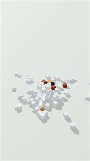 Windmill Explosion - Voxel Block Collapse Animation