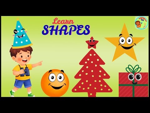 Shapes Song for Kids | Learn Circle, Square, Triangle, Rectangle | Preschool Nursery Rhyme| POPOfroo