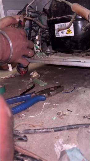 Deep freezer repair #india #tarndeng #ytshort #shrot