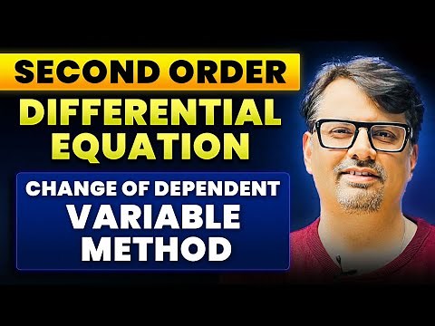 Second Order Differential Equation - Change of Dependent Variable Method