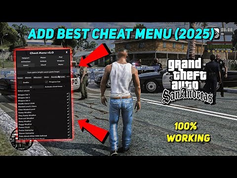 HOW TO ADD BEST CHEAT MENU (2025) IN GTA SAN ANDREAS