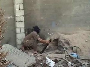 Insurgent Mortar Explodes