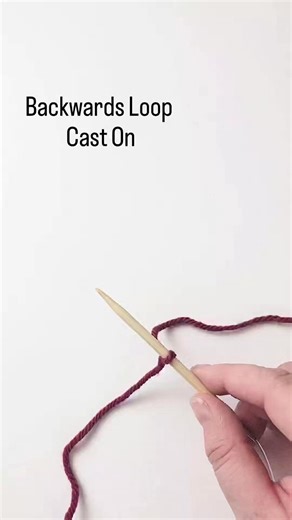 27K views · 124 reactions | To make a backwards loop cast on, just loop the working yarn around your thumb and insert your needle into it from the back. One of my favorite uses for this cast on is when I need to cast on stitches in the middle of a row, like for a button hole or a pocket. Save this post to give this cast on a try! | Twice Sheared Sheep | Facebook