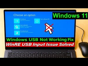 Fix Windows USB Not Working | WinRE Keyboard and Mouse Not Responding (Solved)