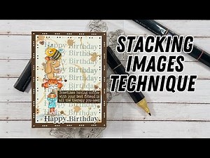 Create Unique Card Designs Using Image Stacking Techniques
