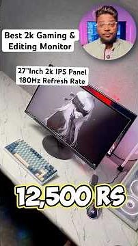 ₹12,500 | Best Budget 27” IPS 2K 180Hz Gaming Monitor | Acer Nitro XV72U