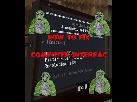 How to fix computer interface (Gtag)