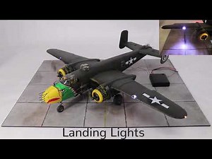 Magic Scale Modeling - HK MOdels B-25 Mitchell + Sound