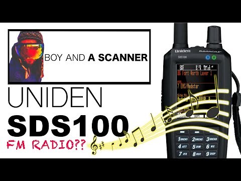 How To Scan FM Radio On The Uniden SDS100 - Programming and Search Settings!