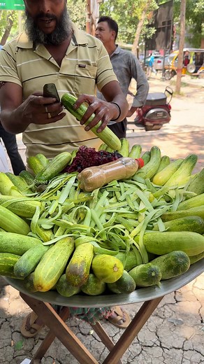 Amazing Cucumber Cutting Expert | Street Food Lover