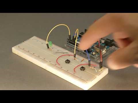 Add a switch to your Arduino project with a 'flip-flop' node. XOD nodes overview.