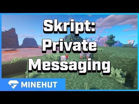 How To Set Up Private Messaging With Skript | Minehut 101