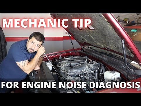 Mechanic Tip on Engine Noise Diagnosis with Simple tools!