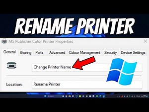 How To Rename Printer Dell, Epson, Canon, Brother, Lexmark, HP in Windows 11