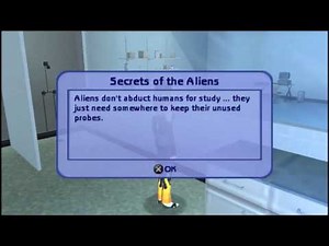 Sims 2 (psp) Secrets Location - Division 47 - Secrets of the Aliens 2