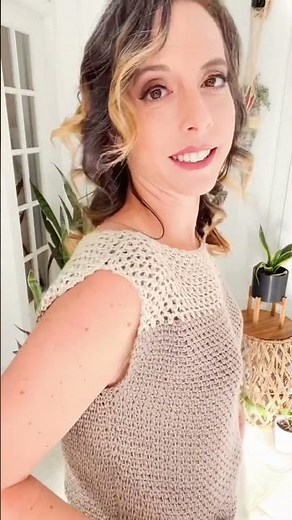 Easy Beginner Summer Crochet Tank Top Free Pattern