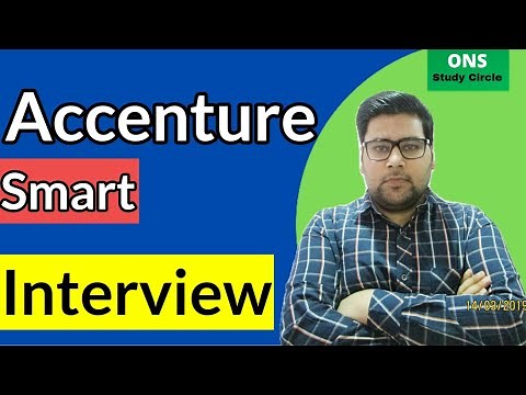 Accenture Smart Interview Process | Accenture Smart Interview