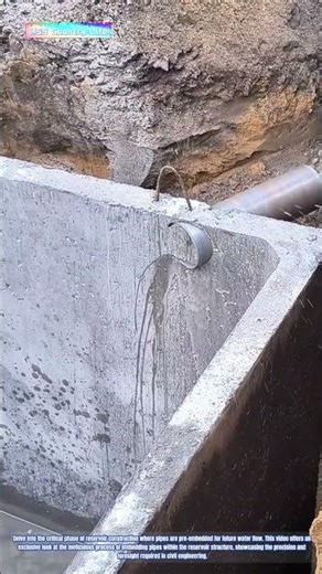 Pre-Embedding Pipes: The Construction of a Reservoir