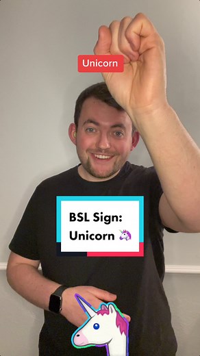 Today is a new Sign in British Sign Language Today’s sign is #Unicorn ! Join me everyday for new signs in British Sign Language! #deaf #bsl #signlanguage #unicornmask #unicorns #leah #magical @leahrobynox #🦄 | The Deaf Chef