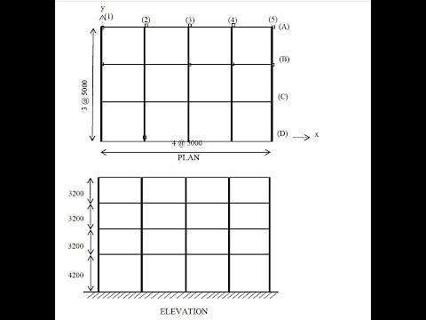 Calculation of Design Seismic load on Structure by Static Analysis. Using STAAD.Pro & Manual Method